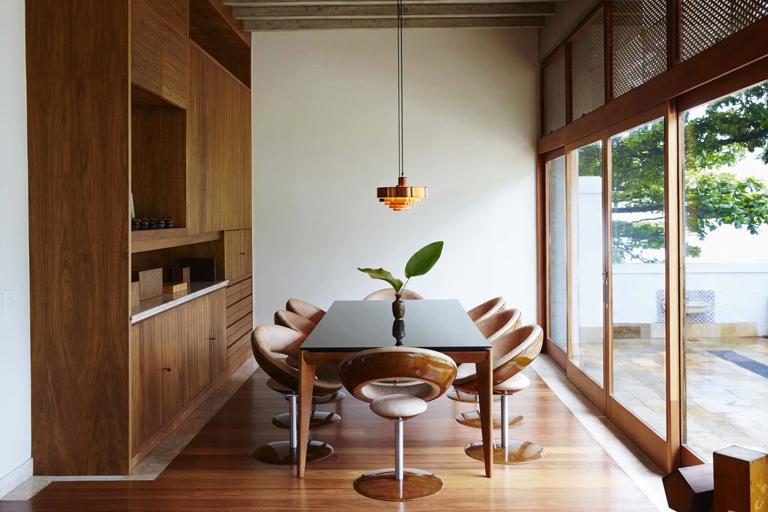 Dining room with Ricardo Fasanello chairs